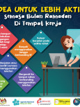 Idea Untuk Lebih Aktif Semasa Bulan Ramadan Di Tempat Kerja